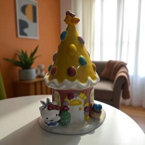 Blue Sky Hello Kitty Easter House Ceramic New Issue 2024